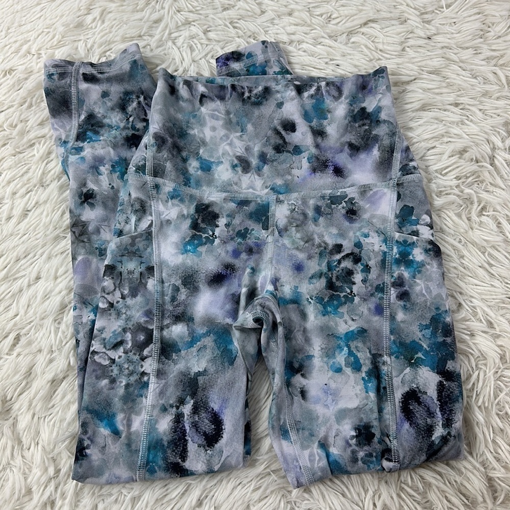Lululemon Align High Rise Crop with Pockets 23" Kaleidofloral Multi